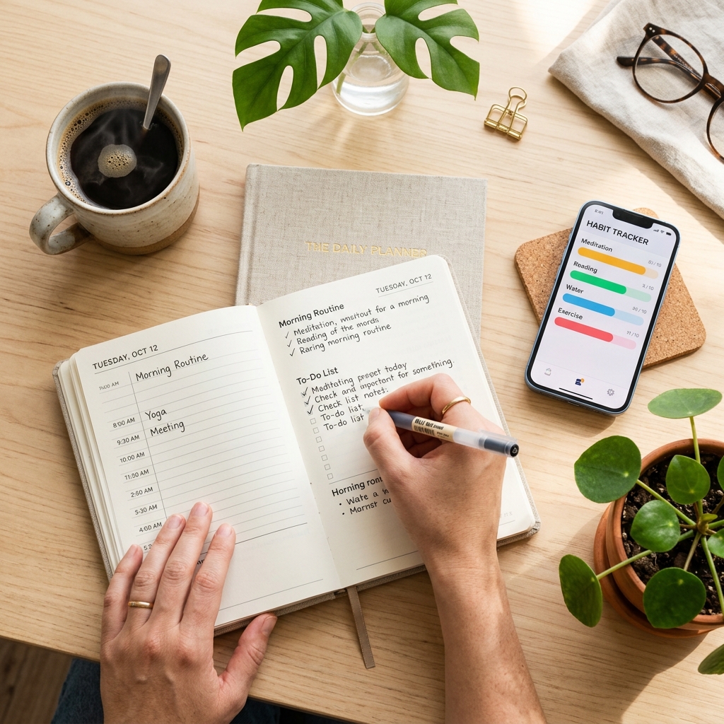 Planning daily habits and monk mode